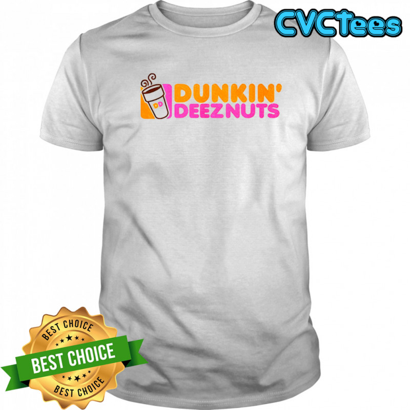 Dunkin deeznuts coffee logo shirt