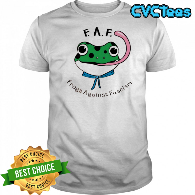 F.a.f frogs against fascism shirt