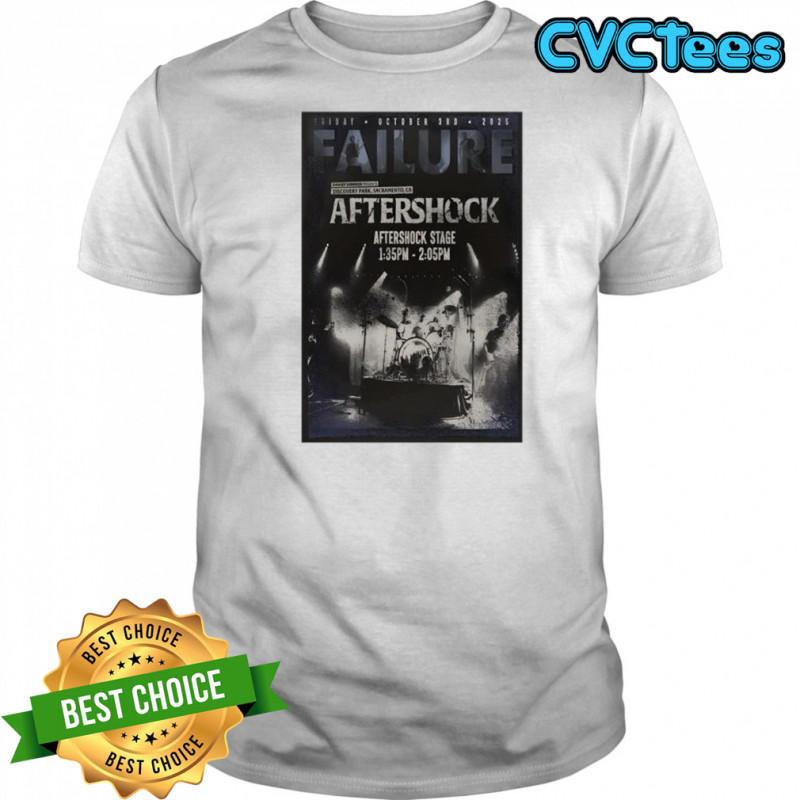 Failure Discovery Park Sacramento Tour Poster Shirt