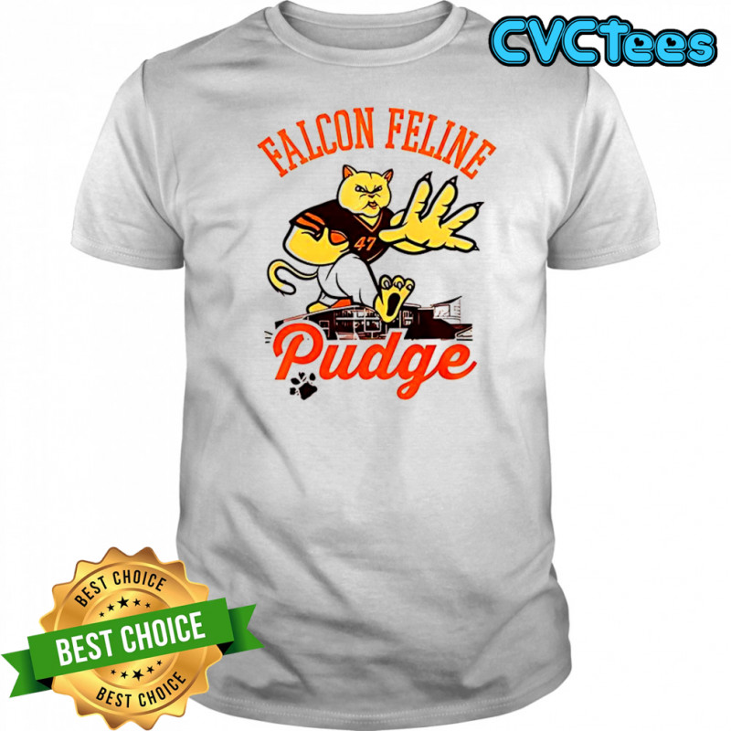 Falcon Felline Pudge the Cat BGSU Football shirt