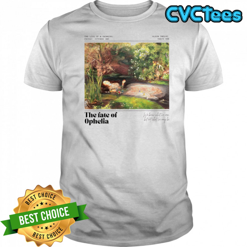 Fate of Ophelia TS Inspired In My Showgirl Era Pearls Concert Lyric shirt