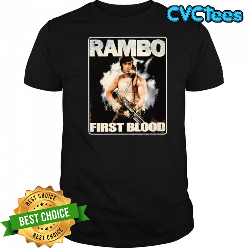 First Blood John Rambo 1982 film poster shirt