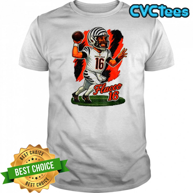 Flacco 16 Joe Flacco Bengals Cartoon Caricature shirt