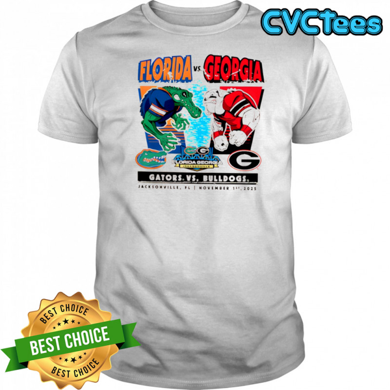 Florida Gators vs. Georgia Bulldogs 2025 Rivalry Matchup shirt