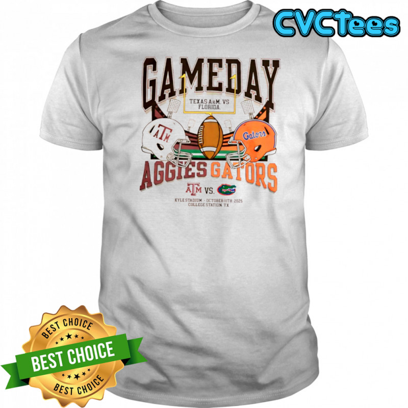 Florida Gators vs Texas A&M Aggies 2025 Football Match Game Day Shirt