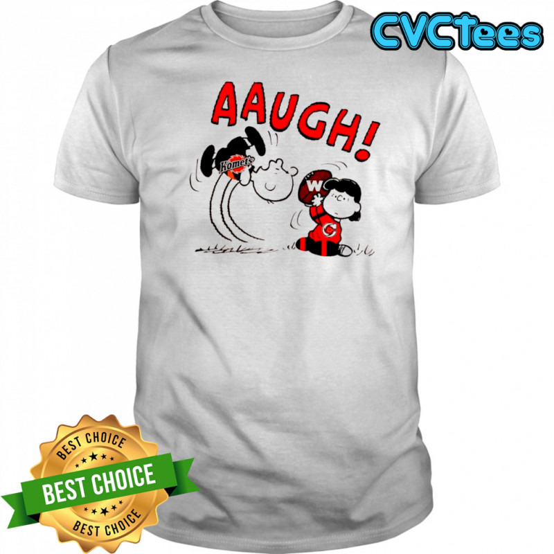 Fort Wayne Komets and Cincinnati Cyclones x Charlie Brown and Lucy shirt