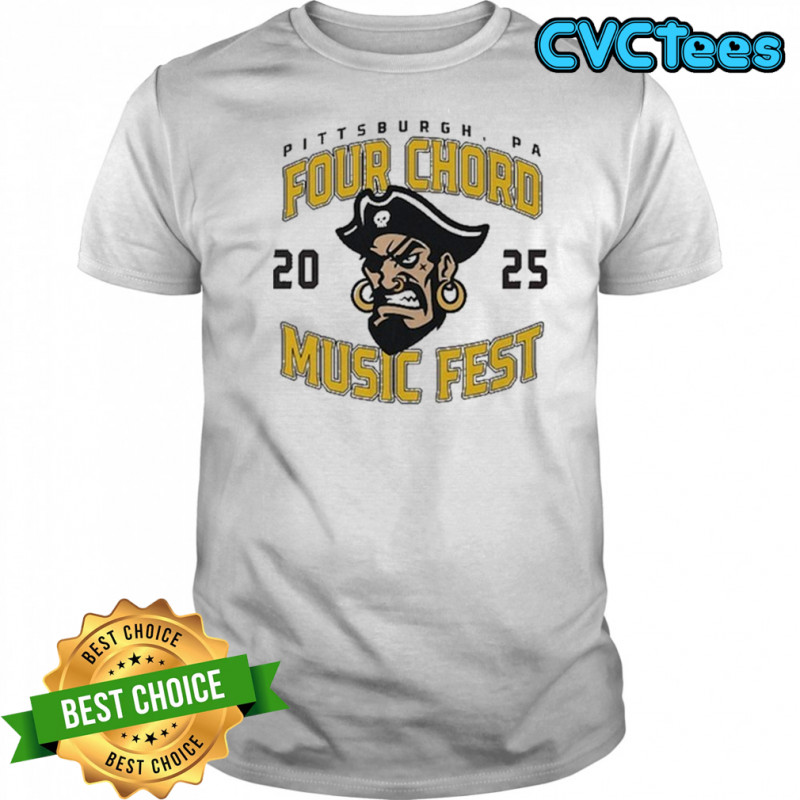 Four Chord Music Festival Pittsburgh Pirates PA 2025 T-shirt