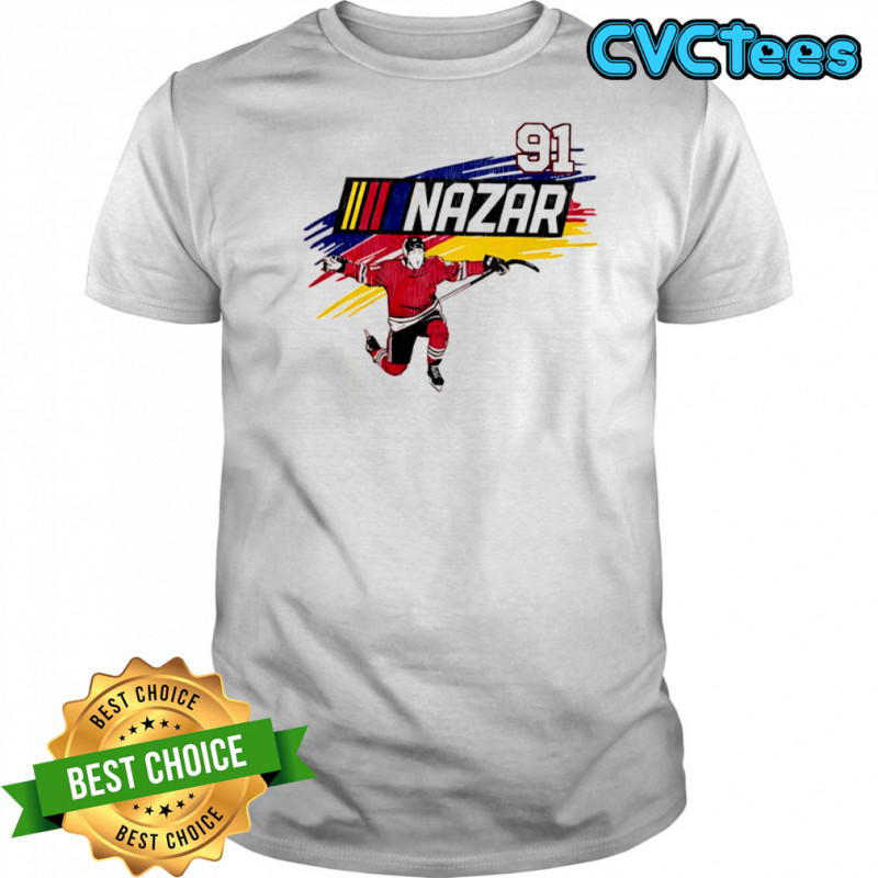 Frank Nazar 91 Chicago Hockey Graphic shirt