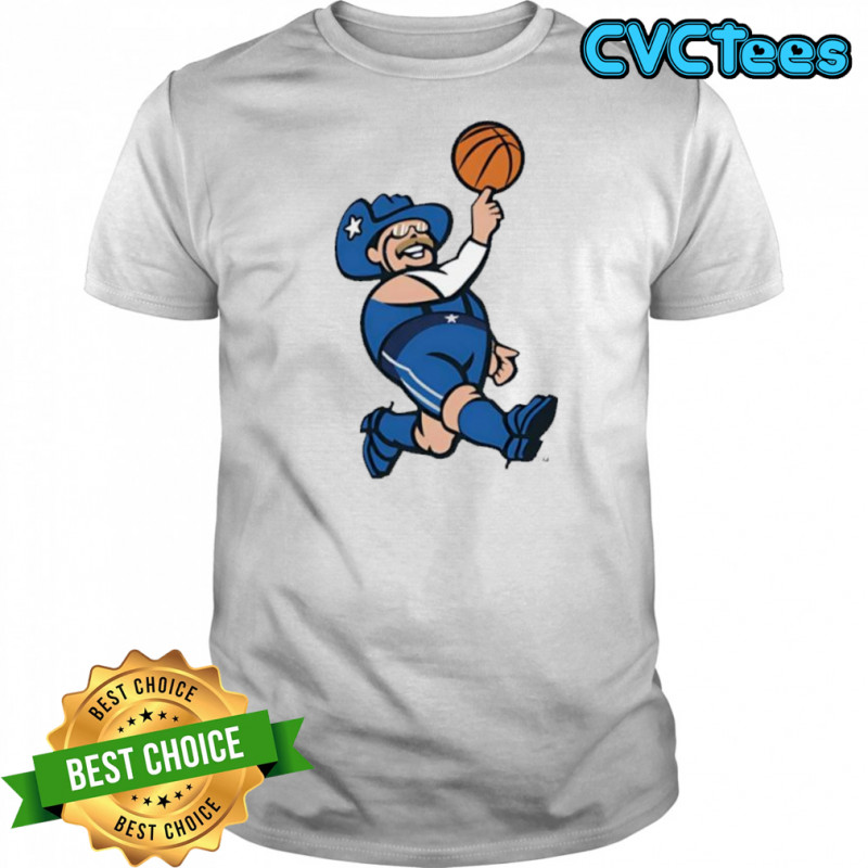 Frisco RoughRiders x Dallas Mavericks mascot shirt