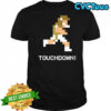 Georgia Tech Yellow football player 8-Bit techmo Bowl touchdown shirt