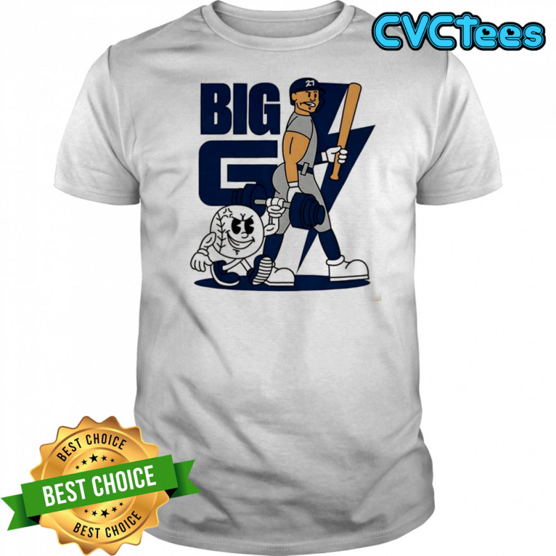 Giancarlo Stanton New York Yankees baseball Big G cartoon shirt
