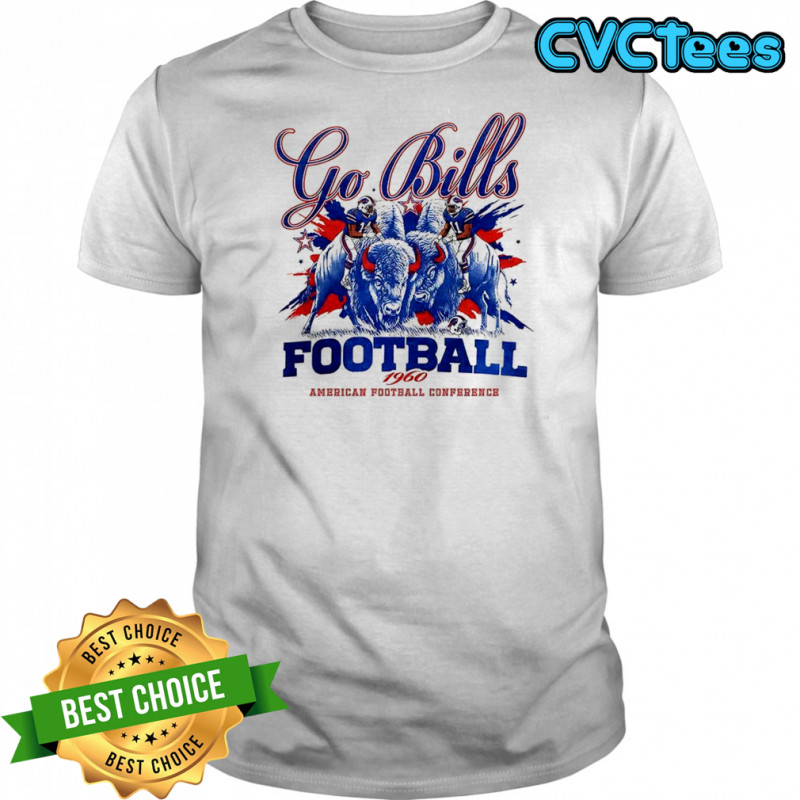 Go Buffalo Bills Football 1960 American Football Conference shirt