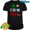 Go Fuck Free Go Birds Fuck Ice Free Palestine Shirt Hannah Einbinder Emmy T-Shirt