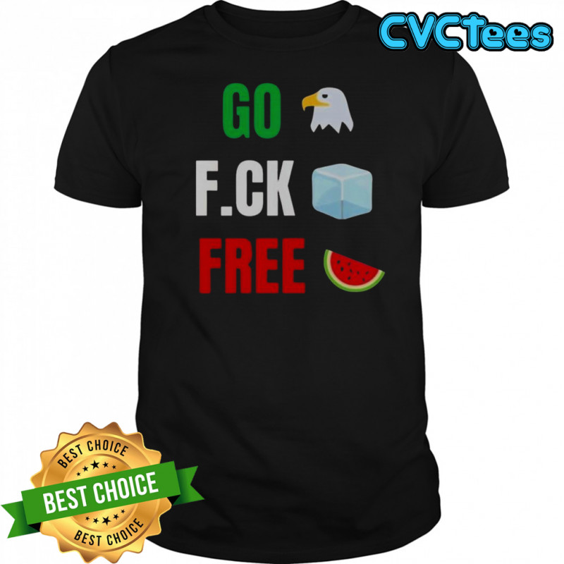 Go Fuck Free Go Birds Fuck Ice Free Palestine Shirt Hannah Einbinder Emmy T-Shirt