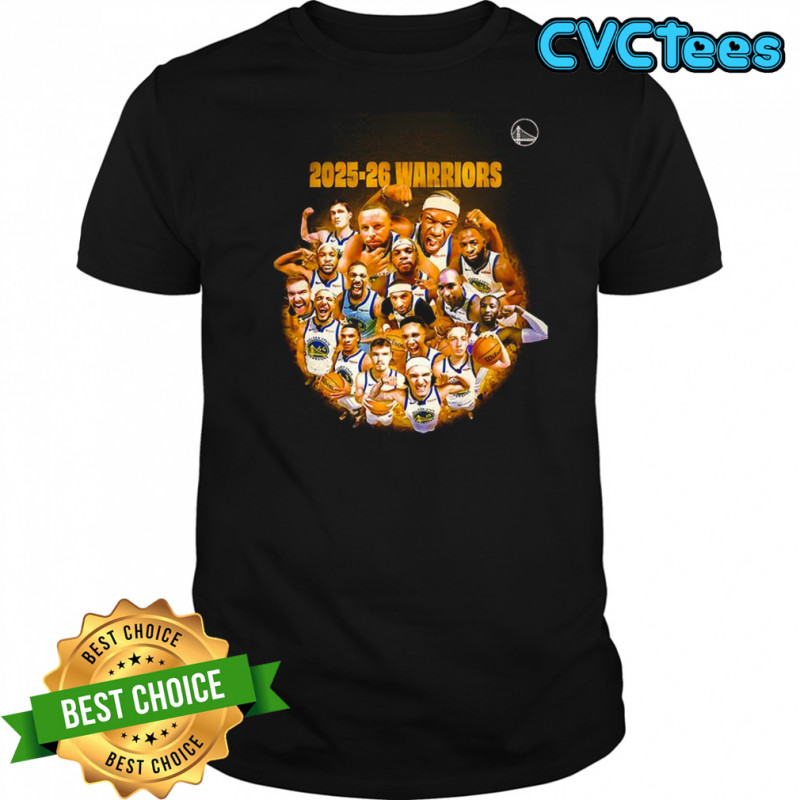 Golden State Warriors 2025-2026 teams shirt