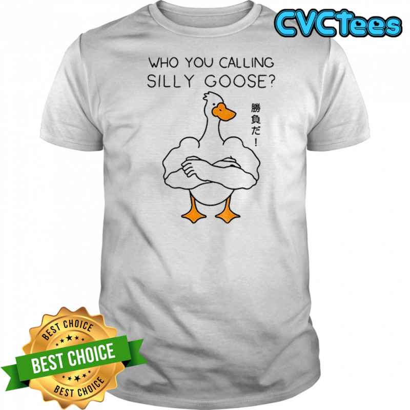 Goose gym who you calling silly goose funny meme shirt