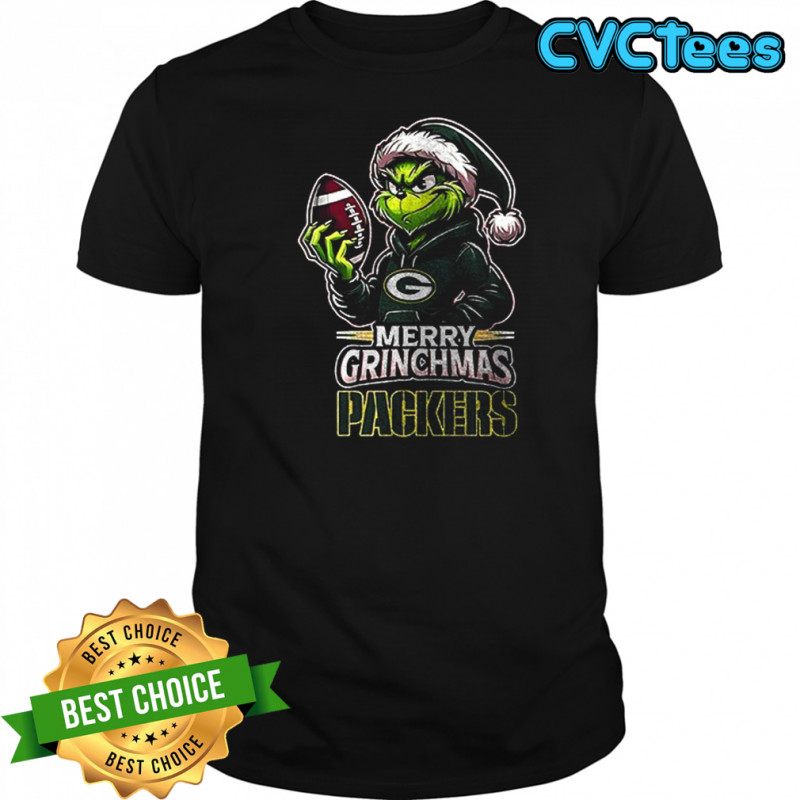 Green Bay Packers Merry Grinchmas they hate us because they ain’t us shirt