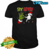Grinch and Santa Hands Six Seven Christmas shirt