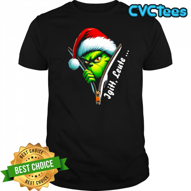Grinch Christmas Igitt Leute Ew people shirt