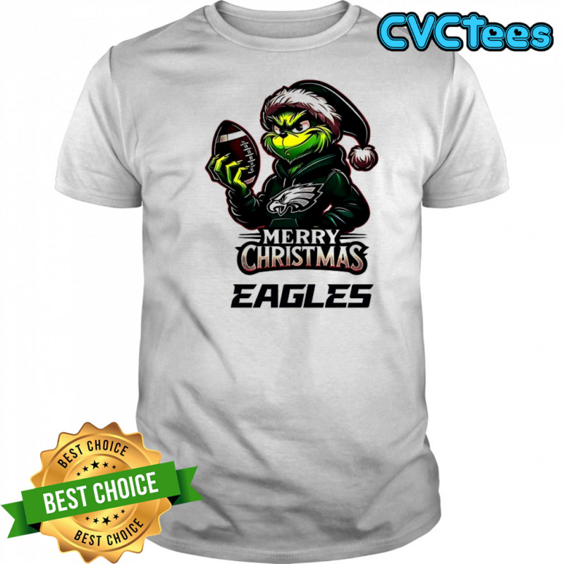 Grinch Merry Grinchmas Philadelphia Eagles shirt