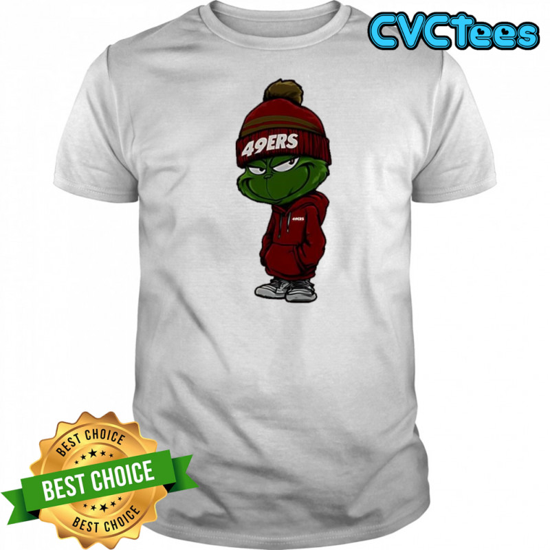 Grinch X San Francisco 49ers football shirt