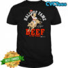 Hall of Fame Beef by Joe Thomas signature player and mascot shirt