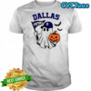 Halloween Ghost Dallas Cowboys Football flag pumpkin shirt
