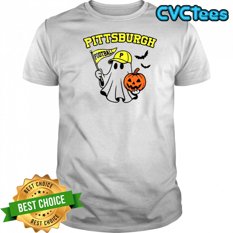Halloween Ghost Pittsburgh Pirates Football flag pumpkin shirt