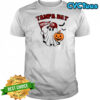 Halloween Ghost Tampa Bay Buccaneers football flag pumpkin shirt