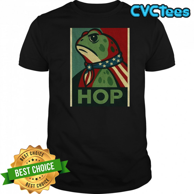 HOP No hope Without Hop I Resist Portland frog shirt