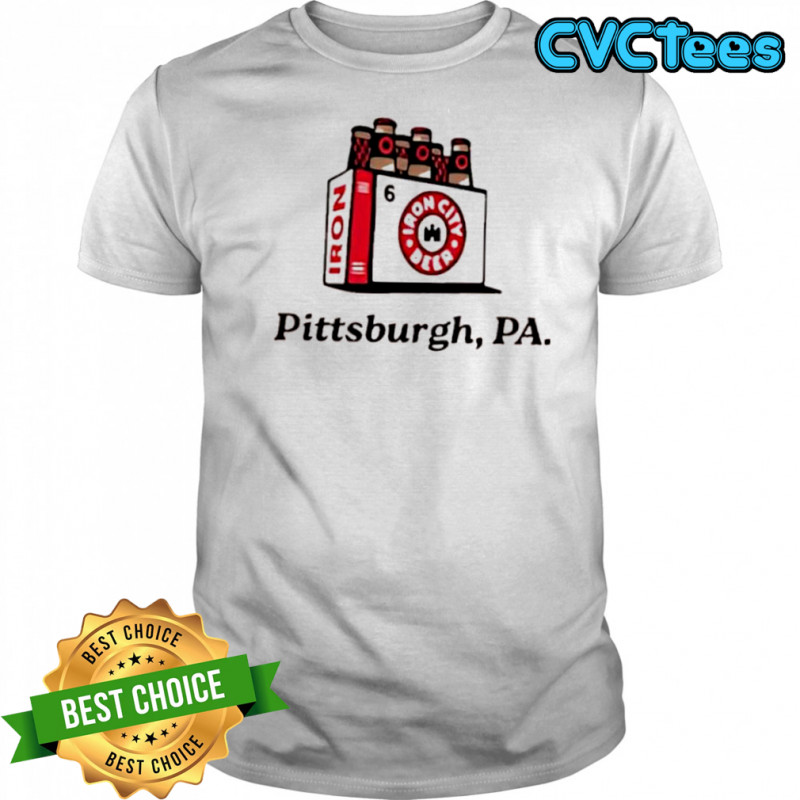 Iron City Beer Pittsburgh PA logo shirt