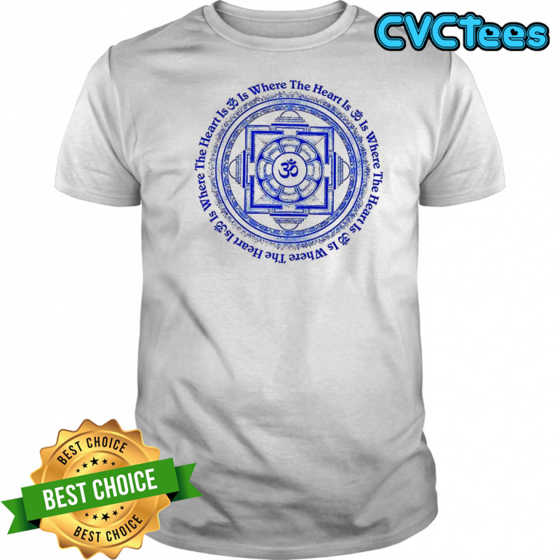 Is where the heart is logo shirt