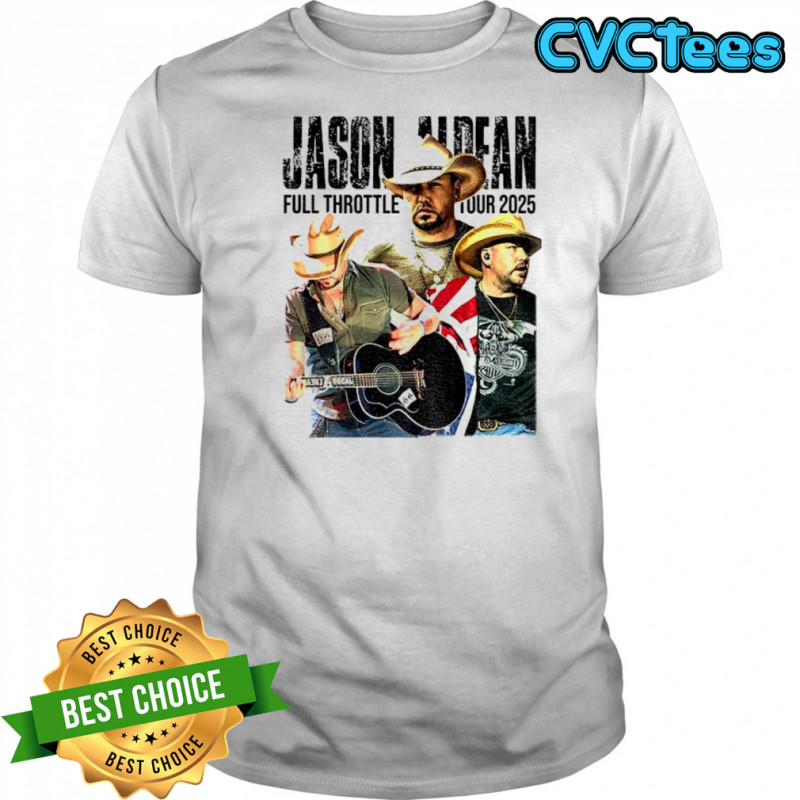 Jason Aldean Full Throttle Tour 2025 shirt