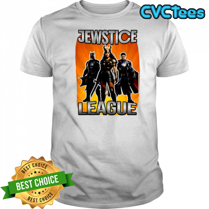 Jewstice league Justice league parody shirt