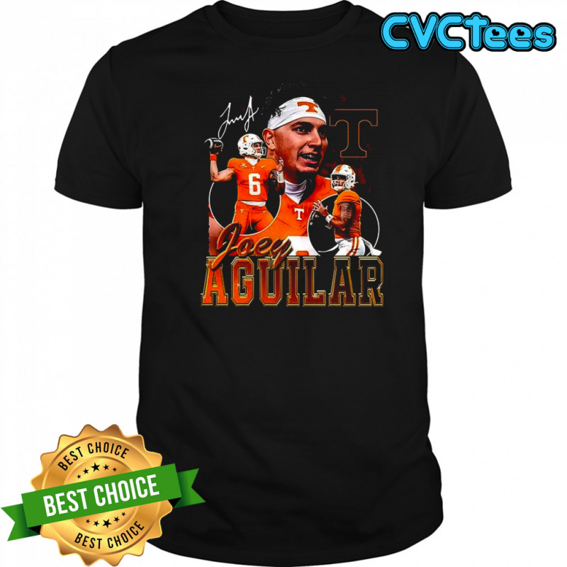 Joey Aguilar Tennessee Volunteers graphic signature shirt