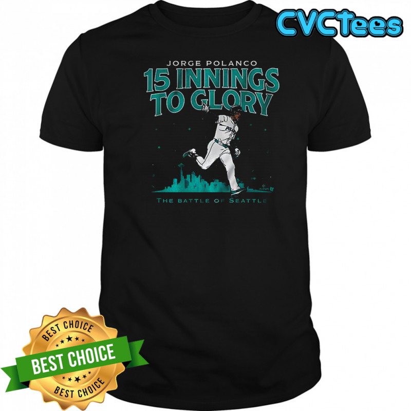 Jorge Polanco 15 Innings to Glory Seattle Mariners shirt
