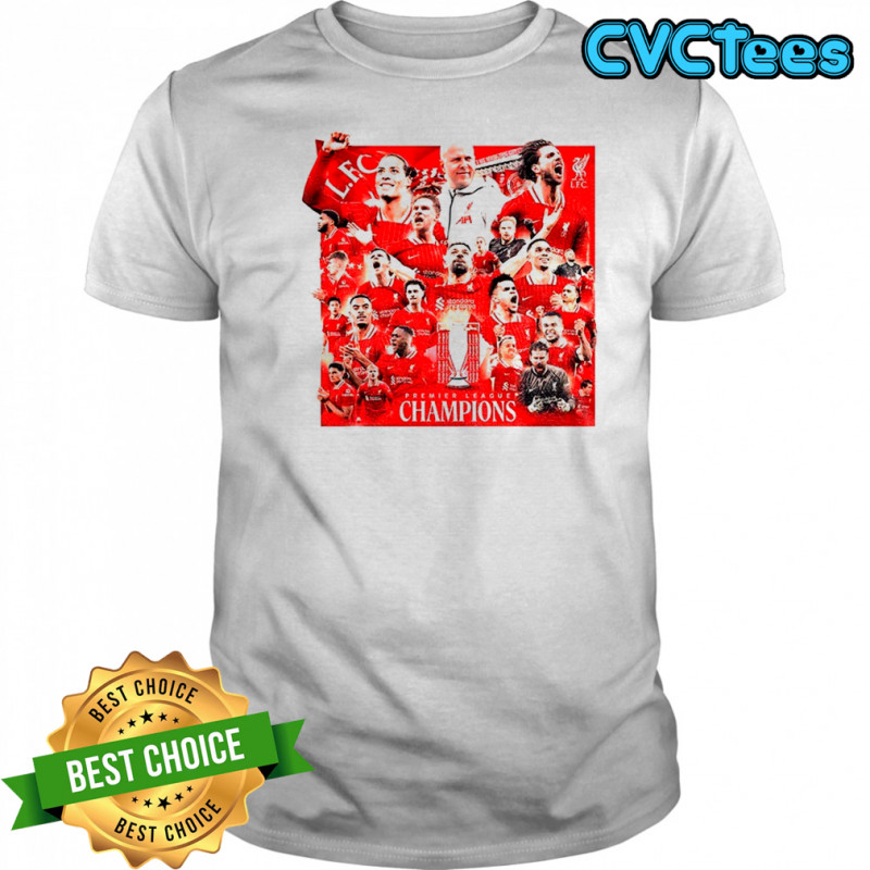 LFC Liverpool FC team Premier League Champions Winner 2025 shirt