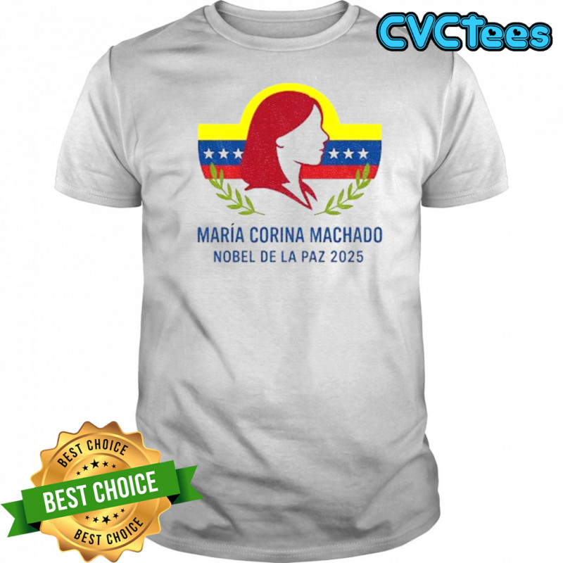 María Corina Machado Nobel Peace Prize shirt