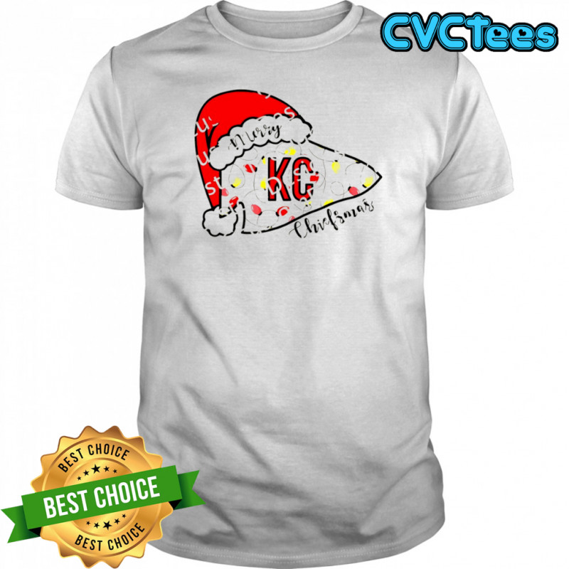 Merry Chiefsmas Santa Hat Kansas City Chiefs Christmas shirt