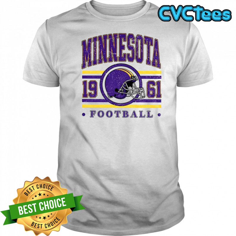 Minnesota Viking Football helmet NFL since 1961 shirt