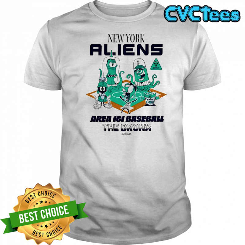New York Aliens area 161 baseball the BronX graphic shirt
