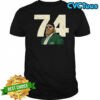 Nick Mangold tribute New York Jets 74 shirt
