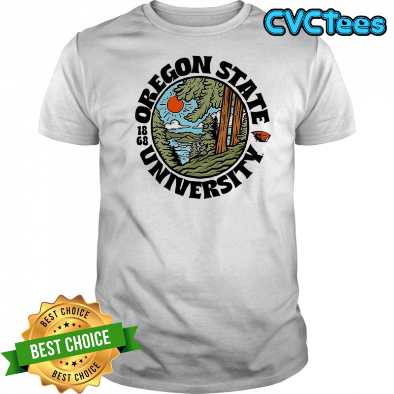Oregon State Beavers football Oregon State university est 1868 landscape logo shirt