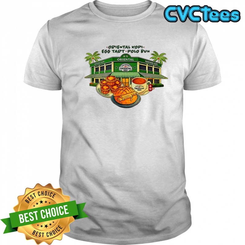 Oriental Kopi egg tart polo bun shirt