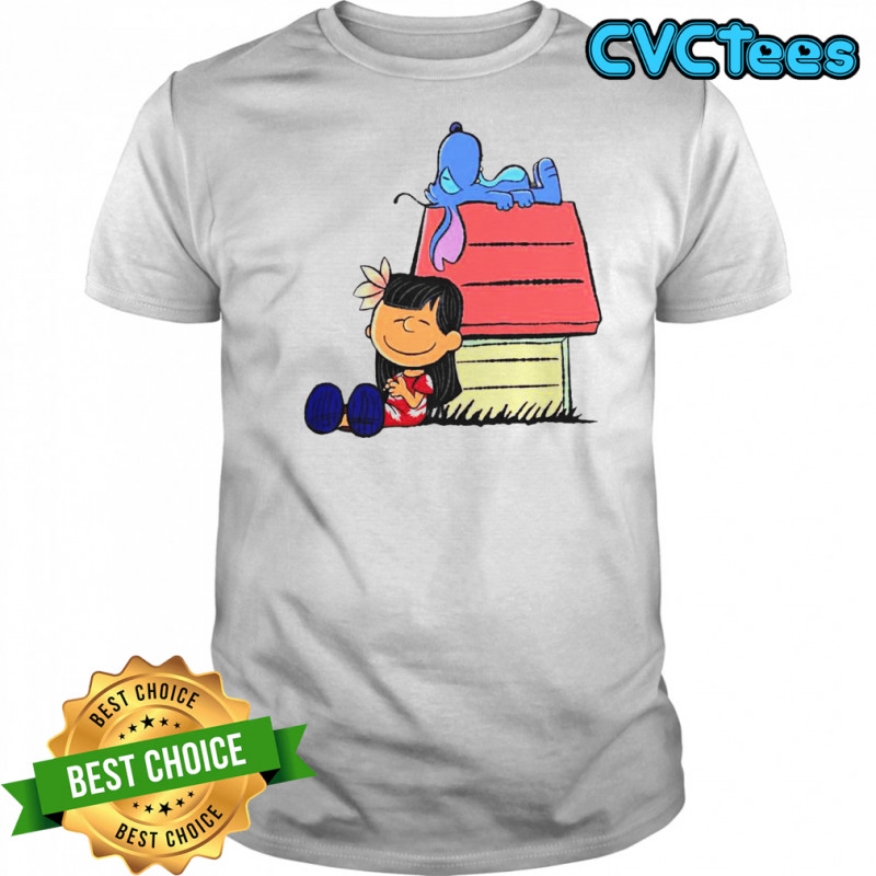Peanuts Snoopy X Stitch & Lilo It Means Nobody Gets Left Behind T-Shirt
