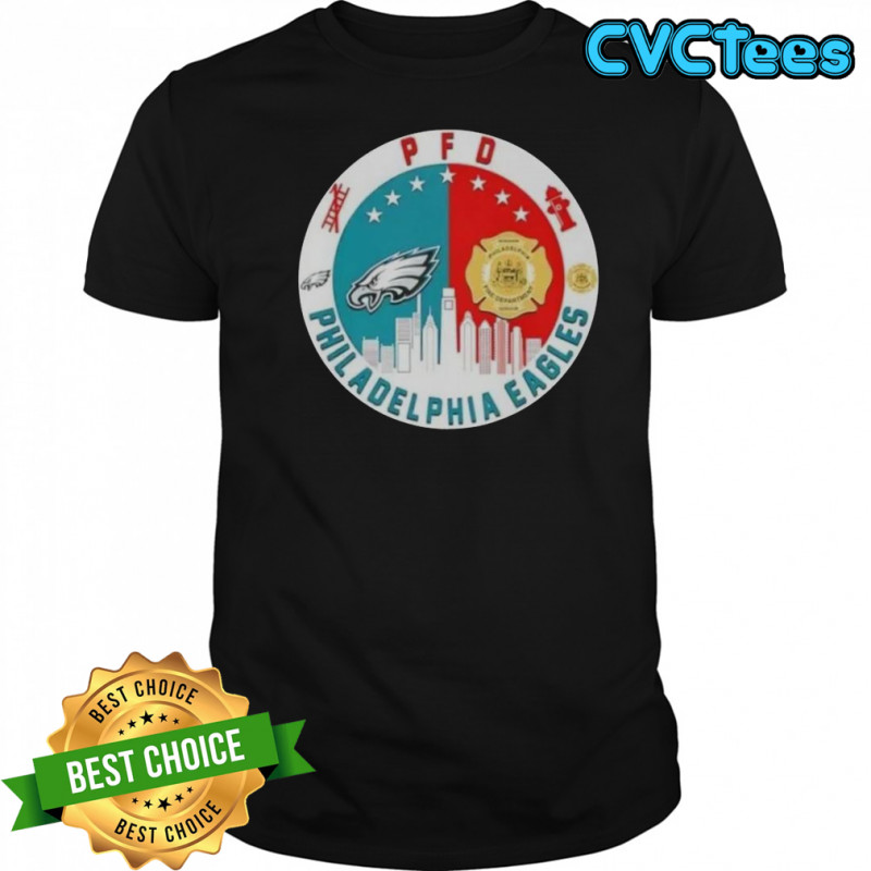 PFD Philadelphia Eagles Football Skyline Shirt