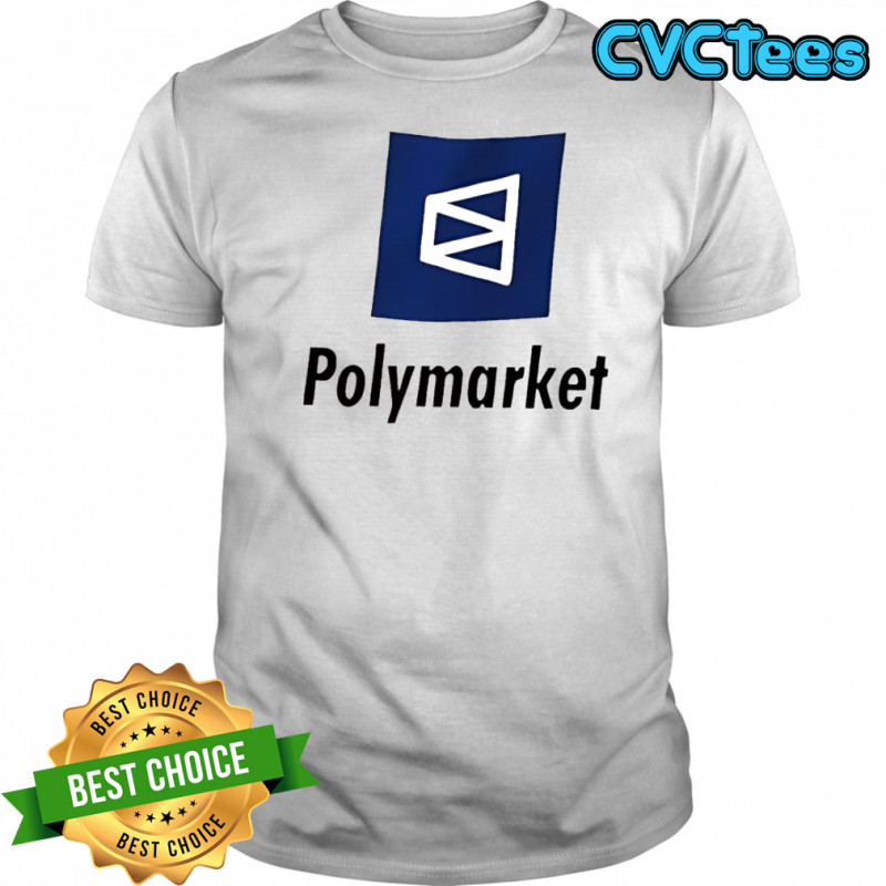 Polymarket prediction market logo shirt