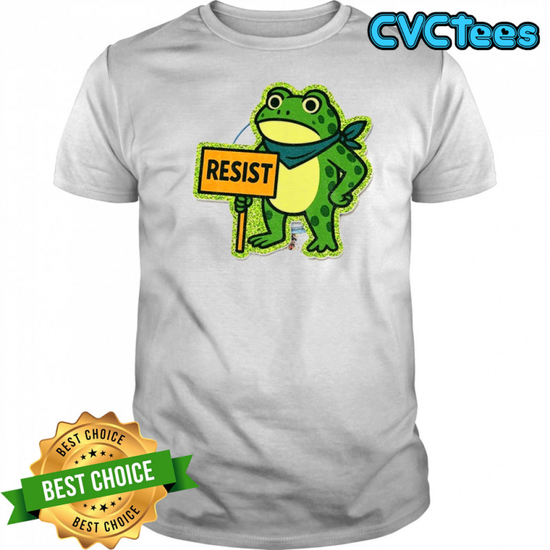 Portland Frog Protest Anti-ICE Frog Resist Freedom shirt