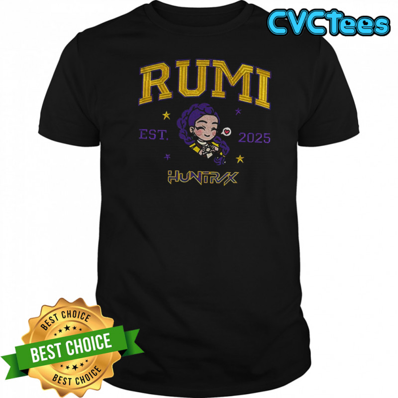 Rumi Huntrix Demon Hunters Kpop band est 2025 shirt