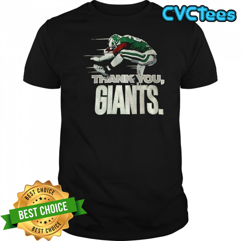 Saquon Barkley thank you New York Giants Football NFL shirt